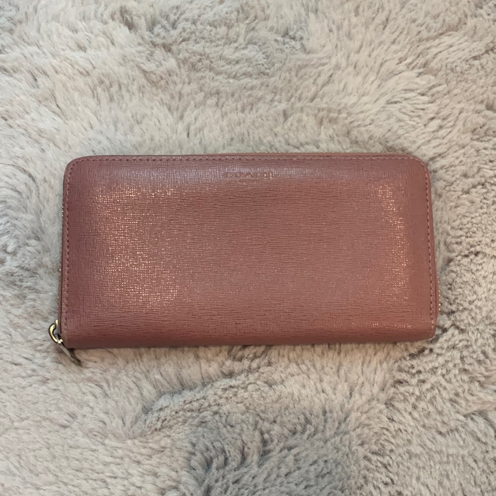 COACH nude handbag